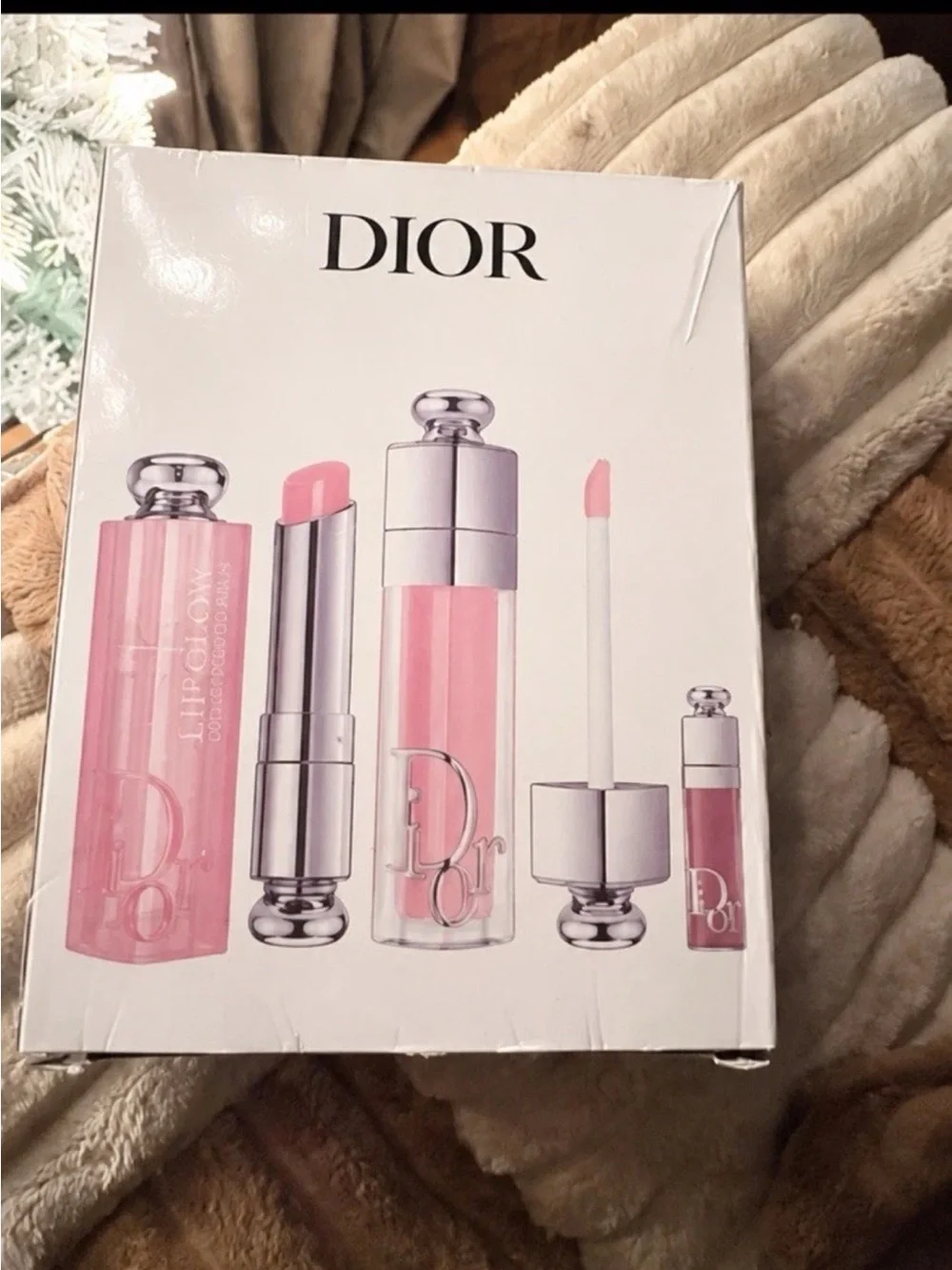 Dior Lip Glow & Gloss Set — Light Pink